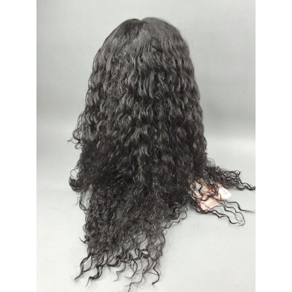 Antonella Wig #1B Off Black Long Wavy Melted Hairline Synthetic Lace Front - Picture 4 of 10